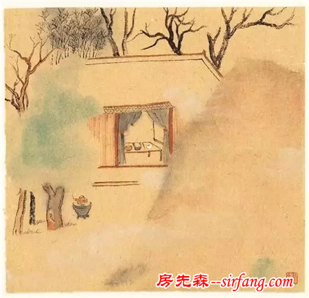 他是写意画家，又把房子改成了家，把日子过成了画~