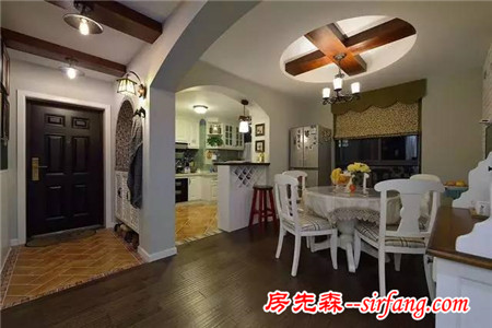 95平現(xiàn)代美式婚房，裝修太甜蜜了