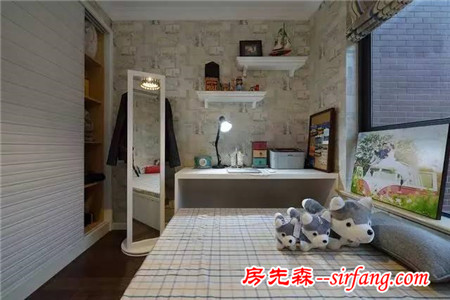 95平現(xiàn)代美式婚房，裝修太甜蜜了