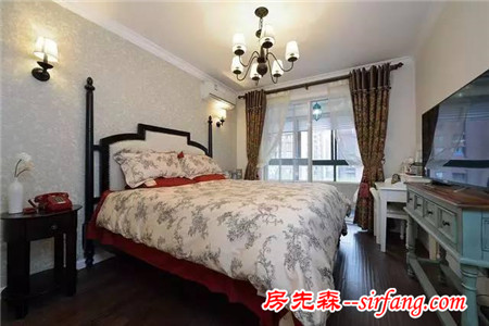 95平現(xiàn)代美式婚房，裝修太甜蜜了