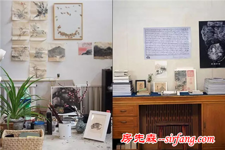 他是写意画家，又把房子改成了家，把日子过成了画~