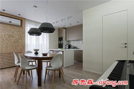84㎡現代風，好一個電視背景墻！