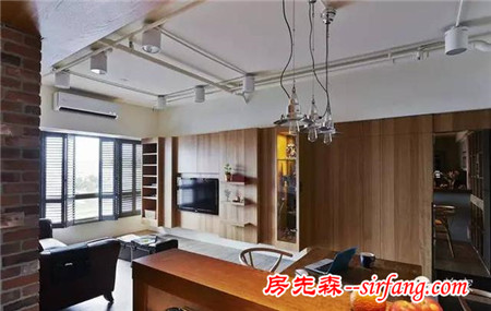 轻松玩转3种风格混搭 他让120㎡二手房变身酷感美家