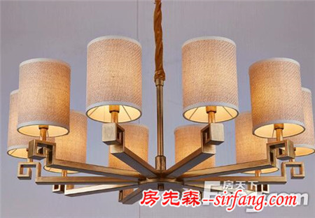 新中式灯具尺寸及选购方法