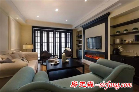 房子同時(shí)出現(xiàn)素雅和大綠兩個(gè)色系，看似沖突其實(shí)不