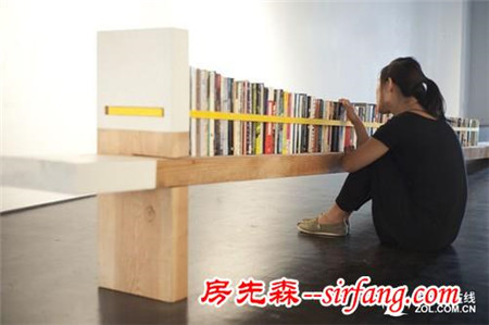 妙趣新式艺术书架！竟然还能用来当座椅