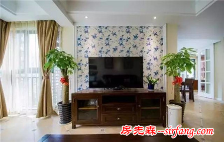 美式小清新119㎡裝修樣板房 三室兩廳滿滿是幸福