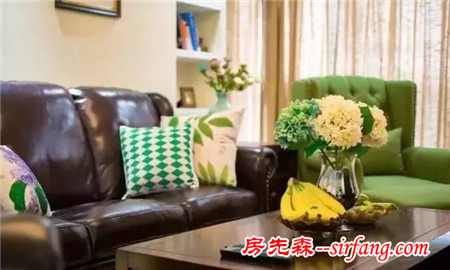 美式小清新119㎡裝修樣板房 三室兩廳滿滿是幸福