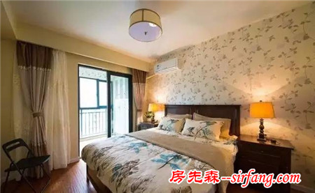 美式小清新119㎡裝修樣板房 三室兩廳滿滿是幸福