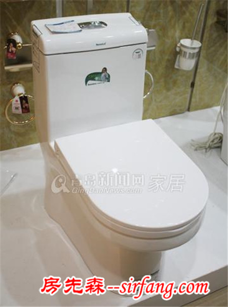 绿美家虹吸式坐便器 节水抗污