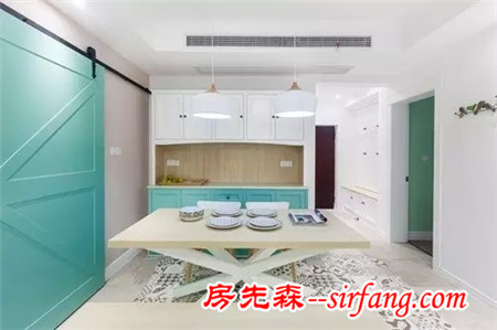 上海装修-多彩北欧混搭唯美公寓