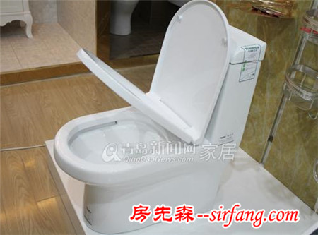 绿美家虹吸式坐便器 节水抗污
