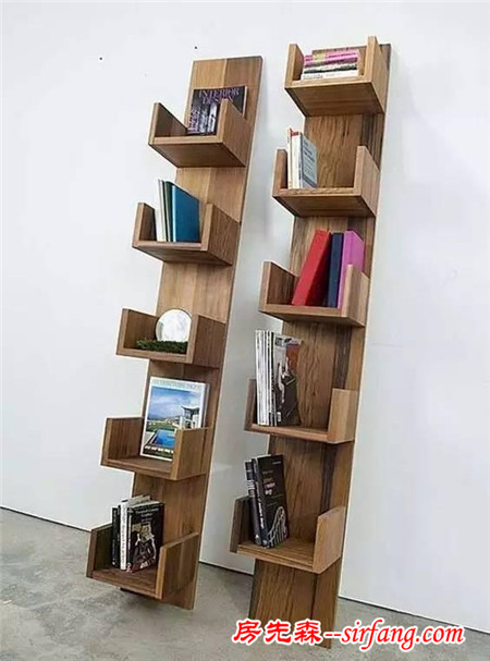 书柜不要再一成不变了，这样的书柜才能让书房靓起来