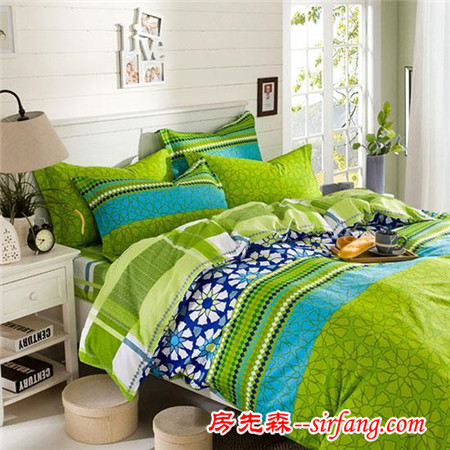 幻彩系床品8套 打造春意活力卧室