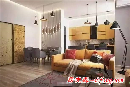 两房装成三房效果，这套72平的装修实在厉害