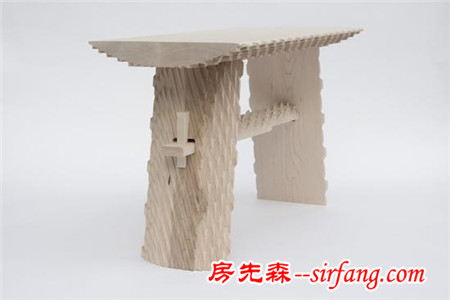 用传统日本美学的数字化制造家具，居然这么不一样！
