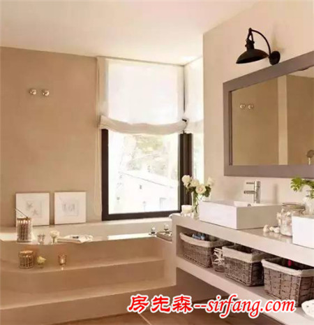 卫浴间收纳这样设计 既美观又实用