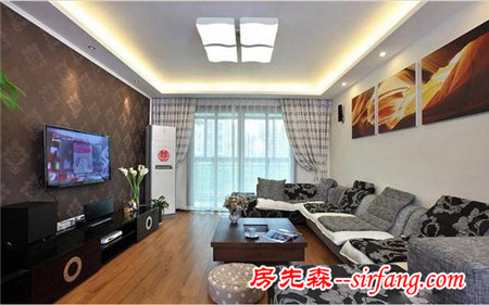 房子面積雖然不大，但裝修成這樣，做婚房，滿足了！