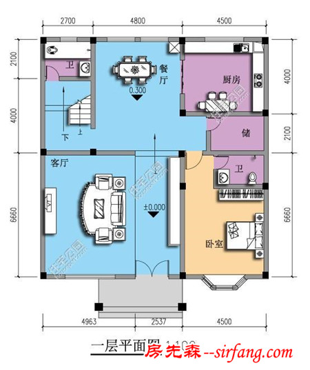 14x12米联排自建房，有玄关、小院、备用房，灵活实用！