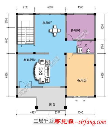 14x12米联排自建房，有玄关、小院、备用房，灵活实用！