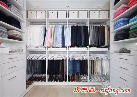 家里要是有这么漂亮的衣帽间，哪个女人不心动！
