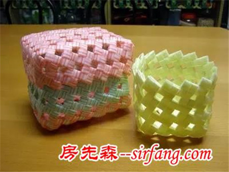 趣生活 | 用吸管巧做收納筐，好看還好用！