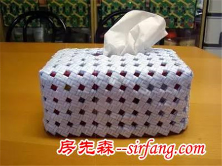 趣生活 | 用吸管巧做收納筐，好看還好用！