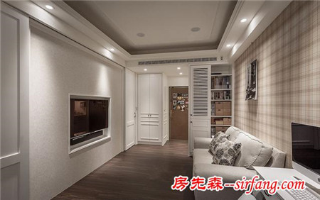 白色的温情，84平简约风格家居