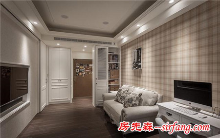 白色的温情，84平简约风格家居