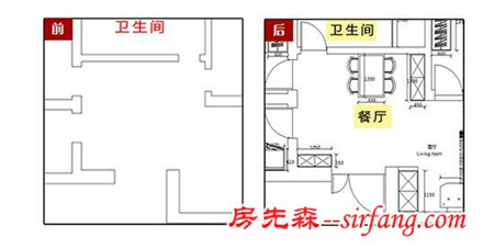 92平二手房玄关太奇葩 四面门洞如何加建餐厅？