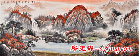 现代简约客厅装饰画精选 山水画打造简约家居