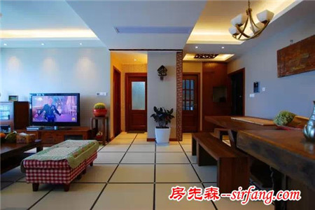 85㎡新中式 硬装8万你也可以！