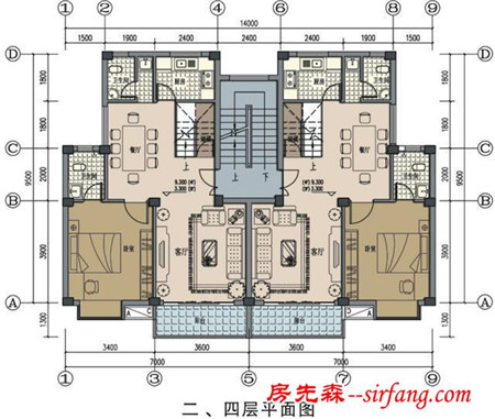 哥俩关系好，一起建双拼别墅、住四户人家，让人羡慕