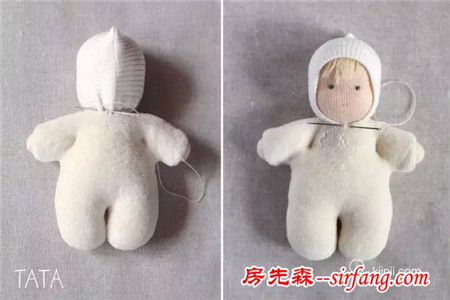 DIY布艺玩偶教程 - 手工制作摇篮里的可爱娃娃（玩偶）过程