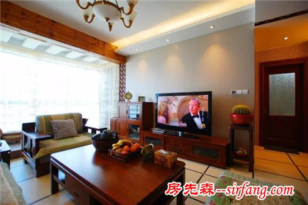 85㎡新中式 硬装8万你也可以！