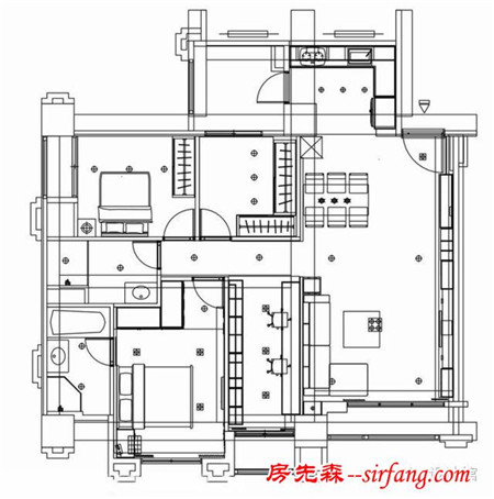 132㎡北欧三房，木质的温馨好舒适