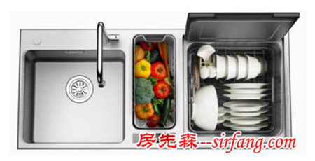 碗碟、果蔬同时洗 方太水槽洗碗机更懂中国厨房