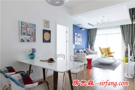单身女青年的80㎡闺房 充满阳光和质感
