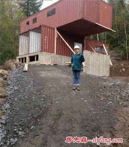 666！加拿大妹子用集装箱改建豪宅！