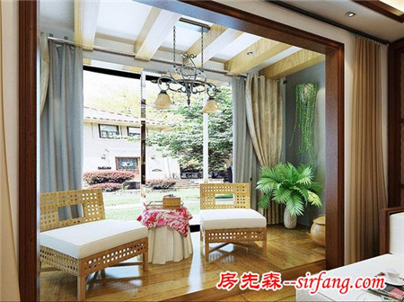 原來現(xiàn)在客廳旁邊的陽臺(tái)都這樣設(shè)計(jì)，美的不同凡響！