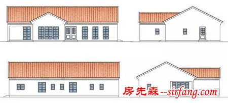 2套占地130平的平层别墅，25万造好实用接地气