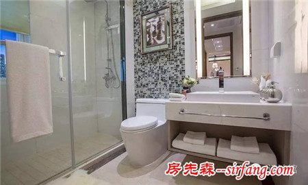 卫生间墙面贴瓷砖，美观实惠、好搞卫生！