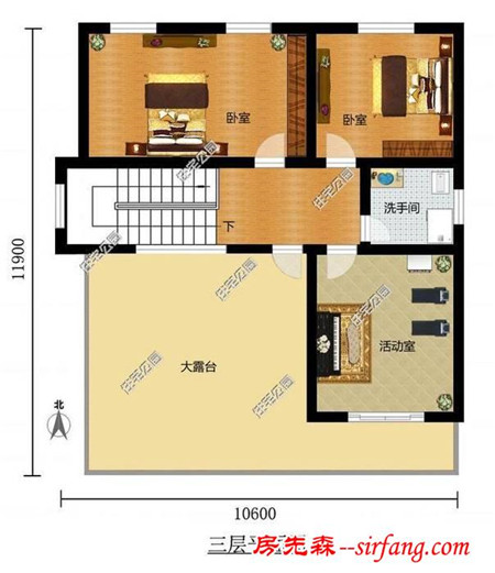 两套新农村3层自建房图纸对比，你更喜欢哪个？