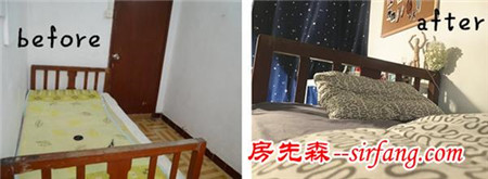 情侶自己動(dòng)手改造出高品味出租屋