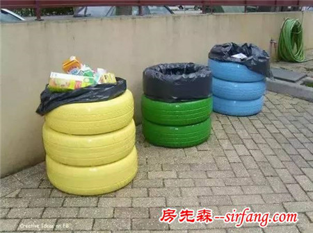 創(chuàng)意改變生活舊輪胎該怎么用？99%的人都不懂！