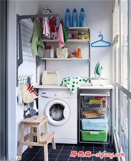 涨姿势！原来洗衣机还可以放在这里！