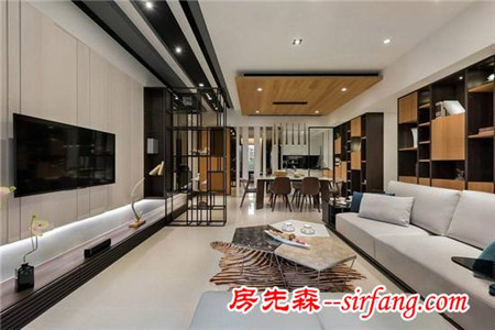 上海两室一厅装修 整体现代休闲风格