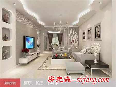 客厅地板砖装修效果图 美观与实用的统一 0