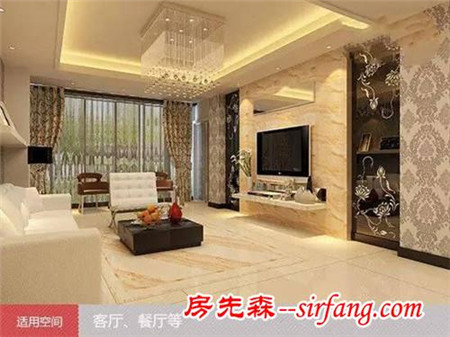 客厅地板砖装修效果图 美观与实用的统一 0
