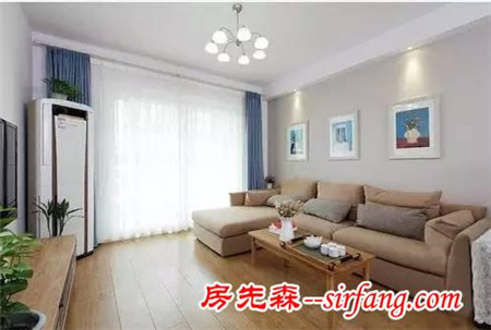 92平兩居室，木格屏風(fēng)化解入戶門正對(duì)衛(wèi)生間門